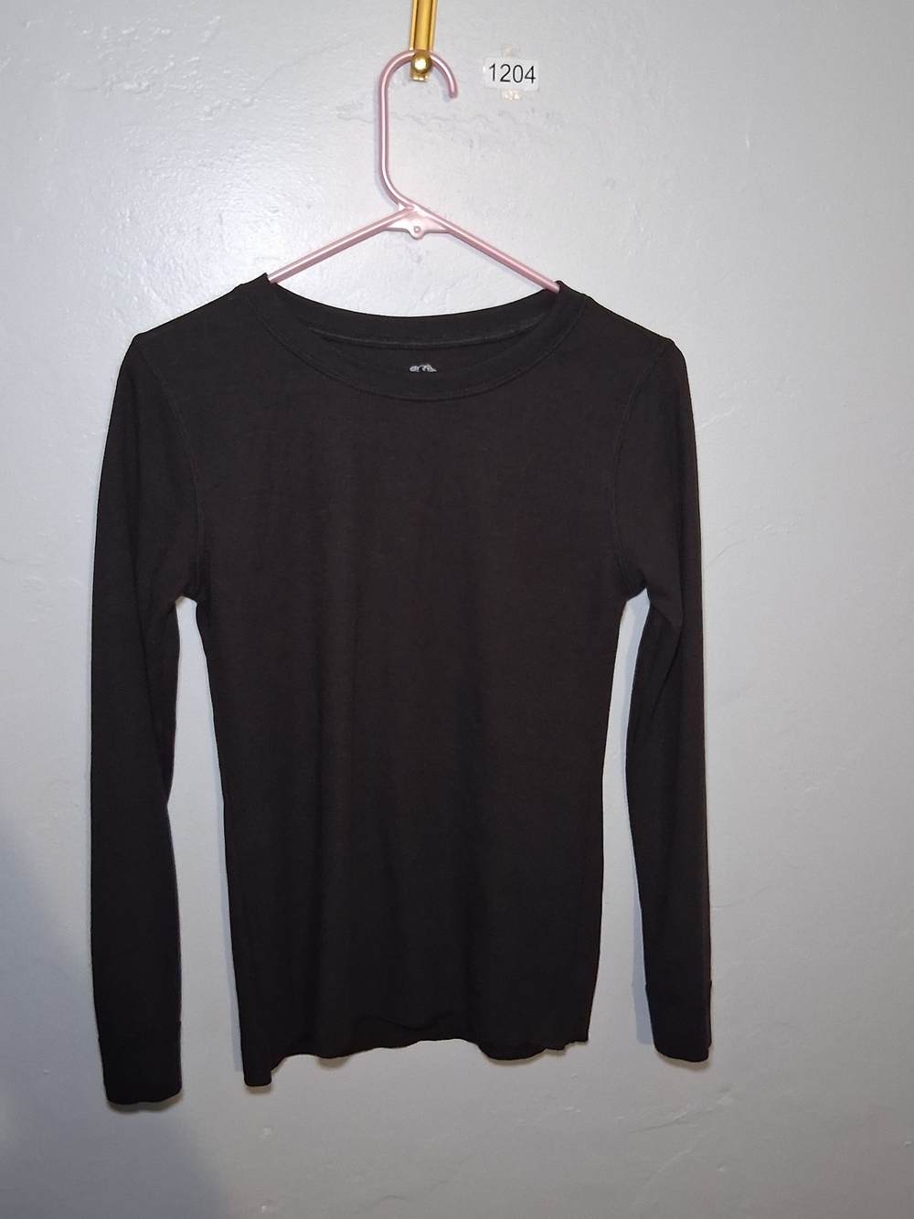 Fruit of the Loom Women’s Black Long-Sleeve Crewneck Top Pants Set